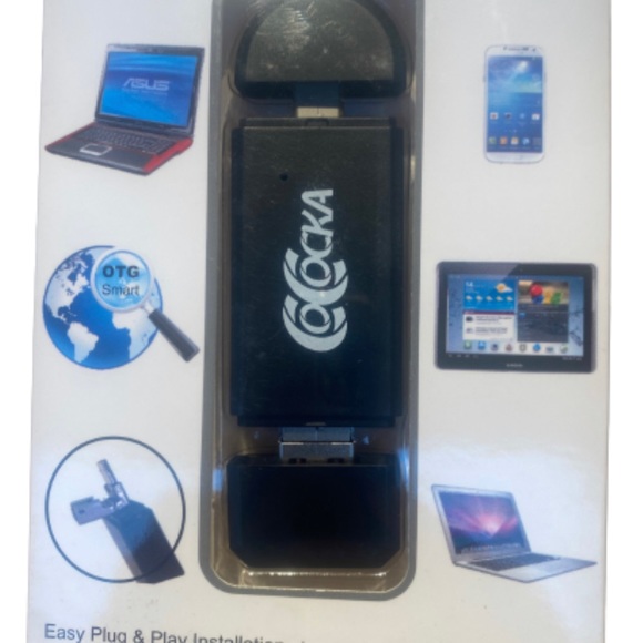 COCOCKA SD Card Reader, 3 in 1 USB-C USB-A Micro USB Camera Memory Card Reader - Picture 8 of 8